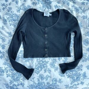 Princess Polly long sleeve crop size 6